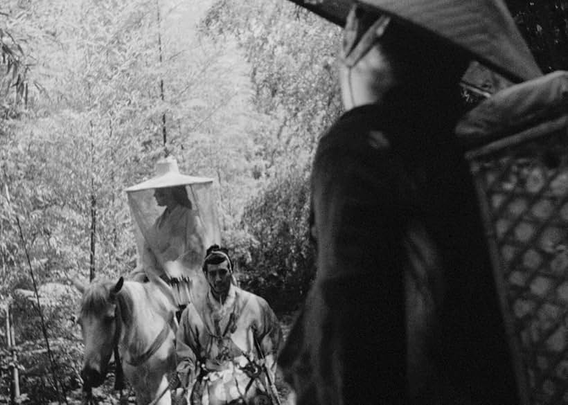 Machiko Kyô and Masayuki Mori in Rashomon (1950)