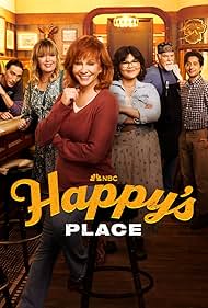 Reba McEntire, Rex Linn, Melissa Peterman, Tokala Black Elk, Pablo Castelblanco, and Belissa Escobedo in Happy's Place (2024)