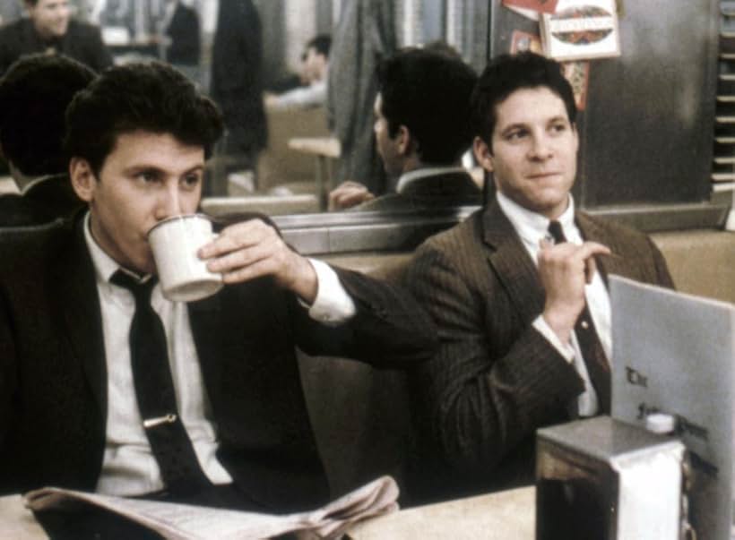 Steve Guttenberg and Paul Reiser in Diner (1982)