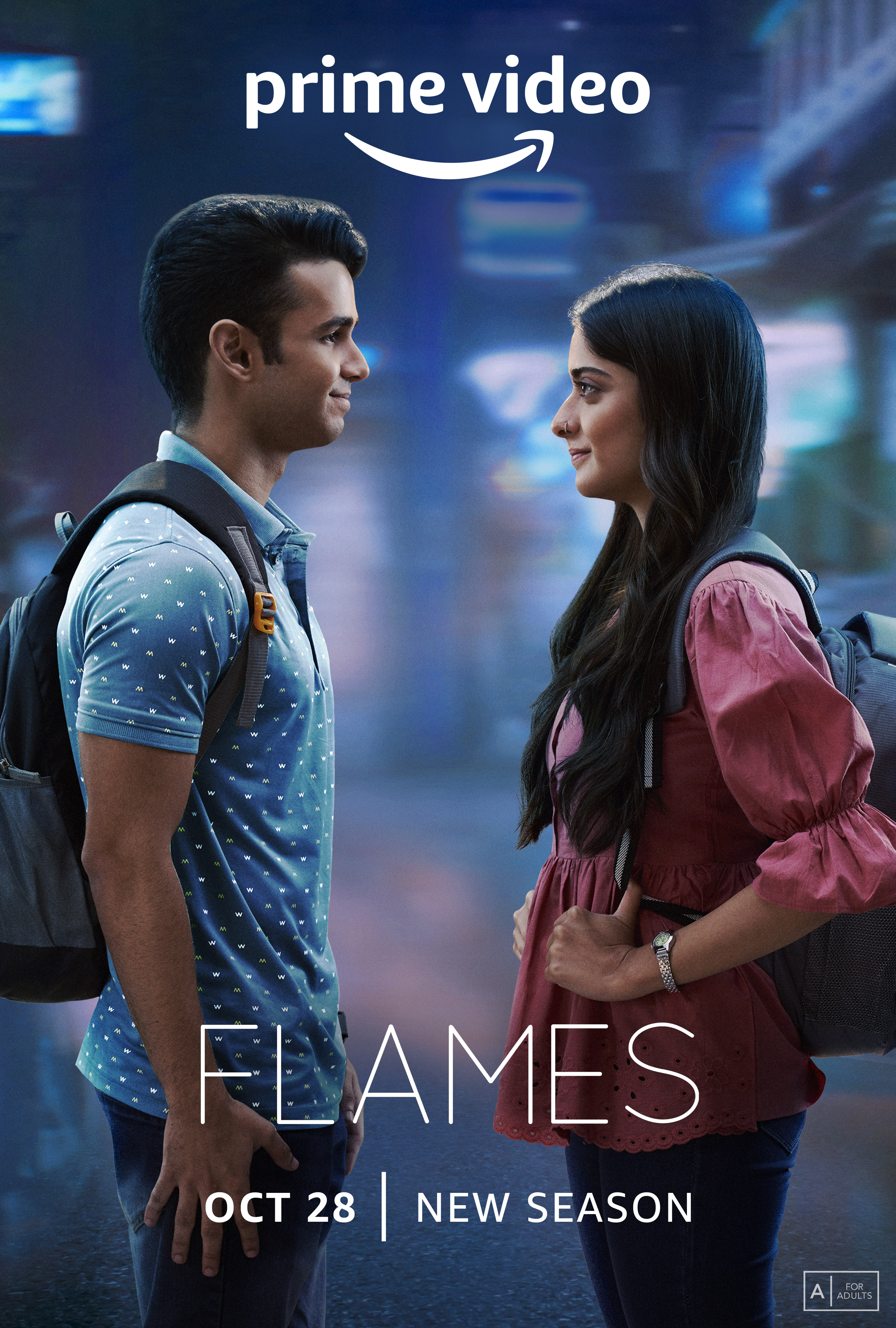 Ritvik Sahore and Tanya Maniktala in Flames (2018)