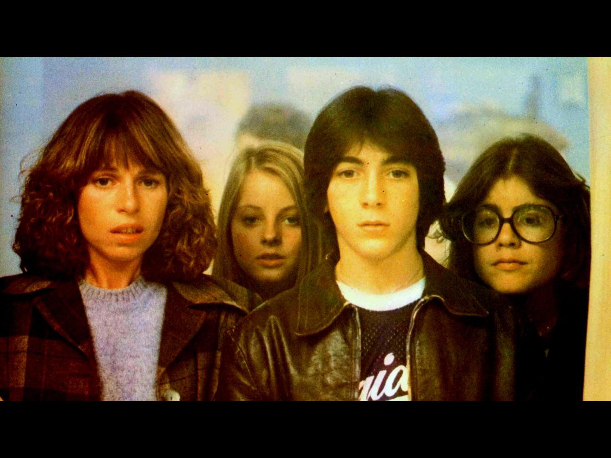 Jodie Foster, Scott Baio, Marilyn Kagan, and Kandice Stroh in Foxes (1980)