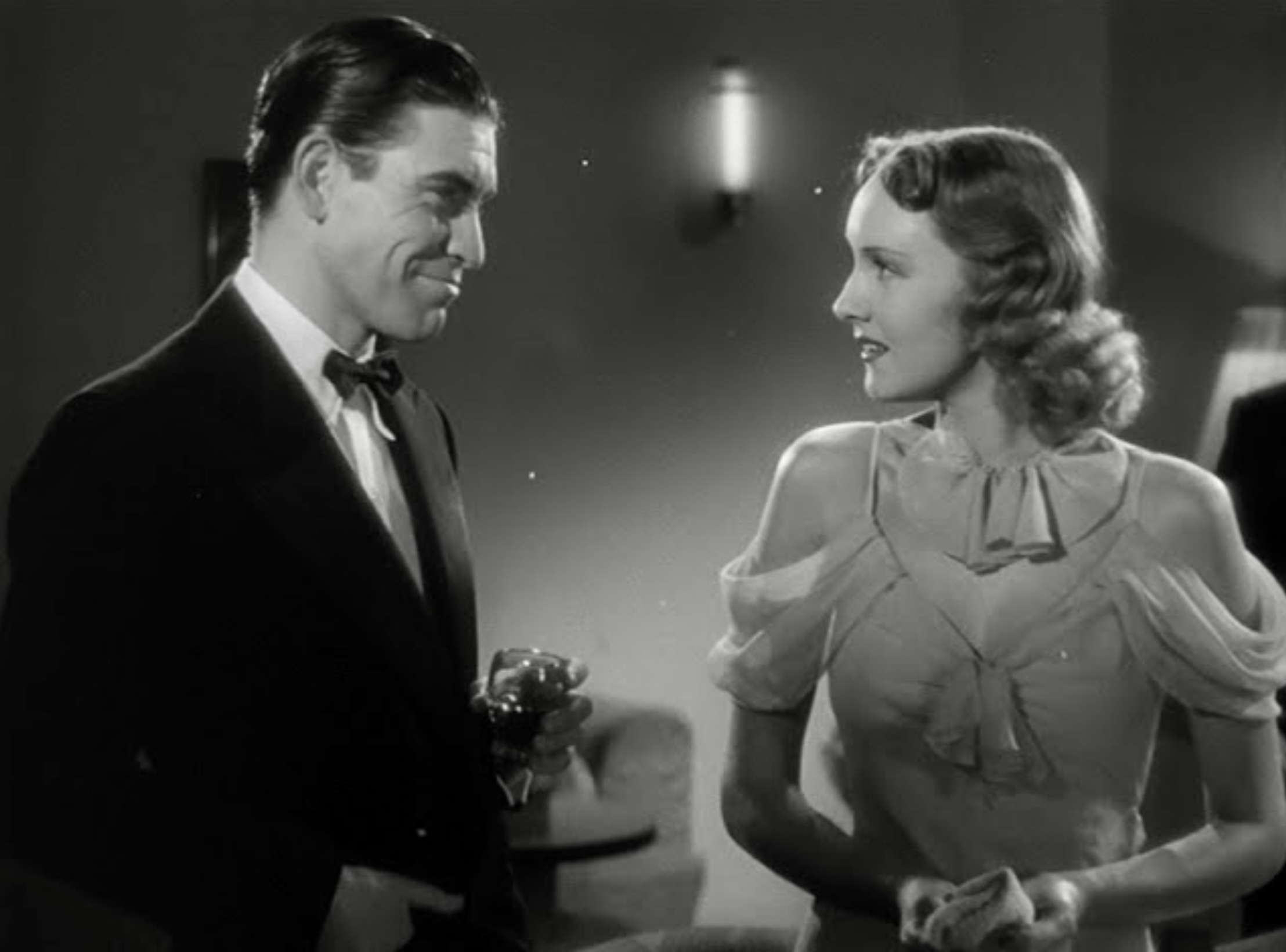 Robert Beatty and Sandra Storme in Murder in the Night (1939)