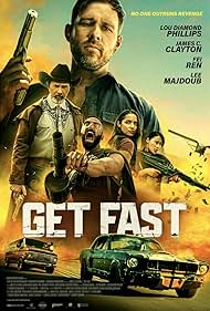 Lou Diamond Phillips, James Clayton, Lee Majdoub, and Fei Ren in Get Fast (2024)