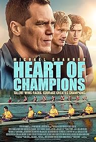 Michael Shannon, Alexander Ludwig, and Charles Melton in Heart of Champions (2021)