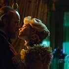 With Mia Wasikowska in Guillermo del Toro's CRIMSON PEAK