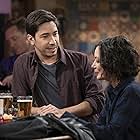 Sara Gilbert and Justin Long in The Conners (2018)