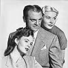 James Cagney, Helena Carter, and Barbara Payton in Kiss Tomorrow Goodbye (1950)