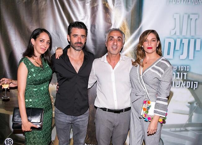 Dover Koshashvili, Tal Talmon, Asaf Goldstien, and Roni Dotan at an event for Love Birds (2017)