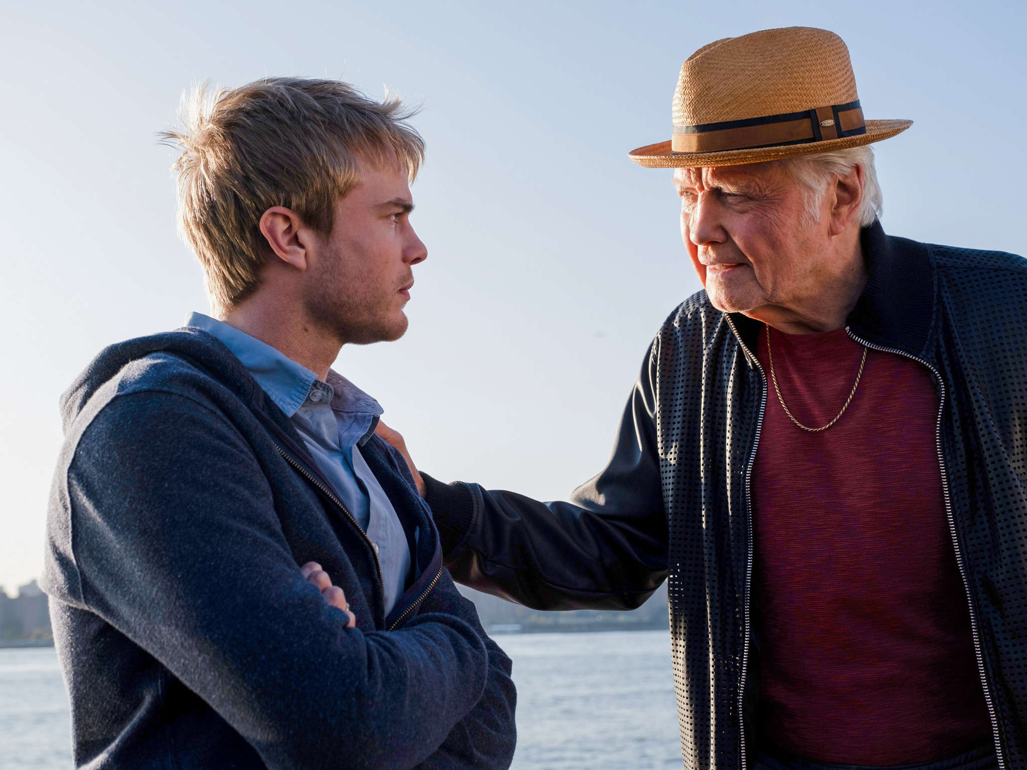 Jon Voight and Graham Rogers in Bugs (2020)