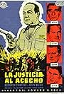 Charles Bronson and Broderick Crawford in La justicia al acecho (1955)