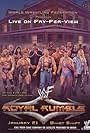 Kurt Angle, Solofa Fatu Jr., Steve Austin, Chris Benoit, Steve Blackman, Mark Calaway, Devon Hughes, Chris Jericho, Glenn Jacobs, Dwayne Johnson, Chyna, Paul Levesque, John Layfield, Mark LoMonaco, and Ron Simmons in Royal Rumble (2001)