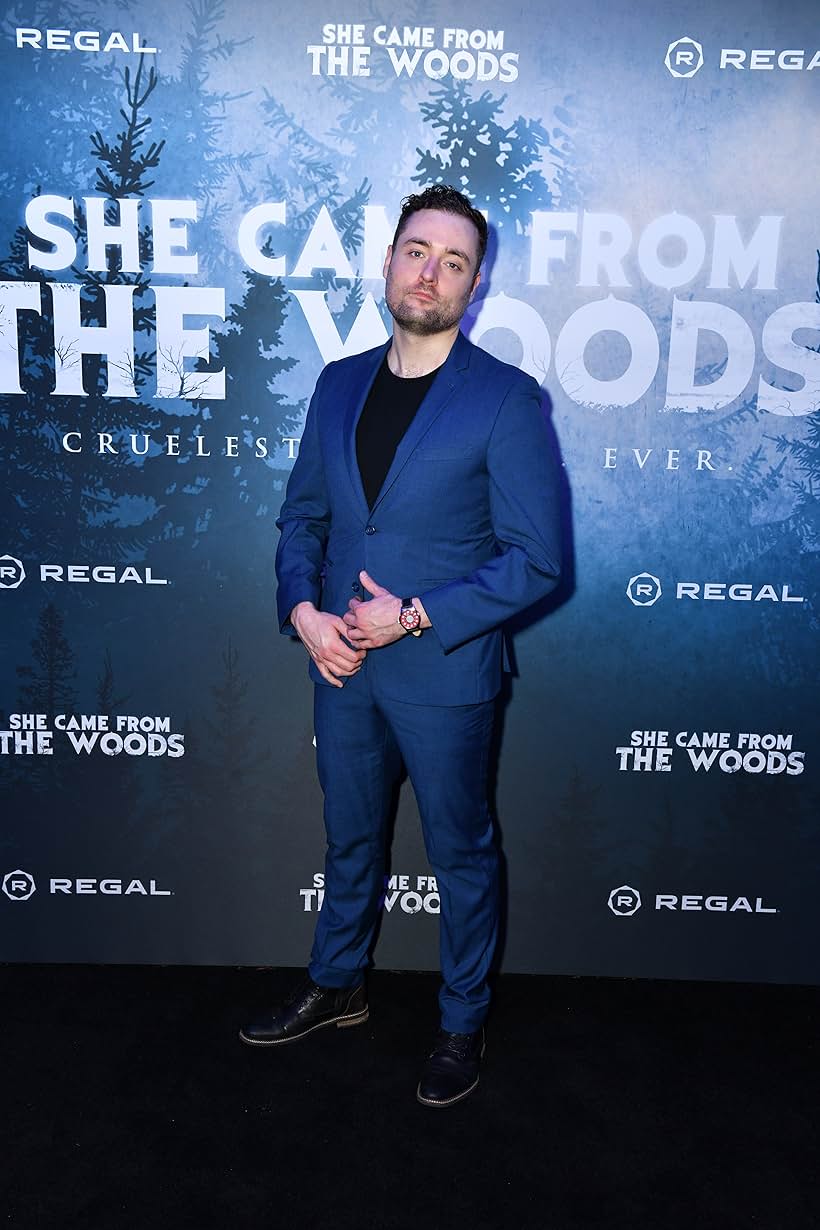 Erik Bloomquist at an event for She Came from the Woods (2022)