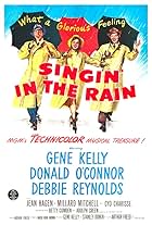 Gene Kelly, Debbie Reynolds, and Donald O'Connor in Singin' in the Rain (1952)