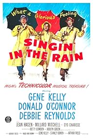 Gene Kelly, Debbie Reynolds, and Donald O'Connor in Singin' in the Rain (1952)