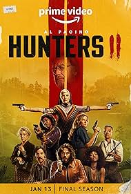 Lena Olin, Carol Kane, Logan Lerman, Louis Ozawa, Jerrika Hinton, Kate Mulvany, and Tiffany Boone in Hunters (2020)