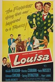 Piper Laurie, Ronald Reagan, Spring Byington, Charles Coburn, Scotty Beckett, Edmund Gwenn, Jimmy Hunt, and Ruth Hussey in Louisa (1950)