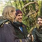 Richard Brake, Giles Alderson & Andrew Rodger on set of Knights of Camelot