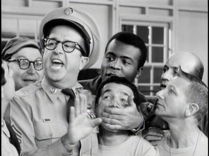 Maurice Brenner, Herbie Faye, Mickey Freeman, Harvey Lembeck, Billy Sands, P. Jay Sidney, and Phil Silvers in The Phil Silvers Show (1955)