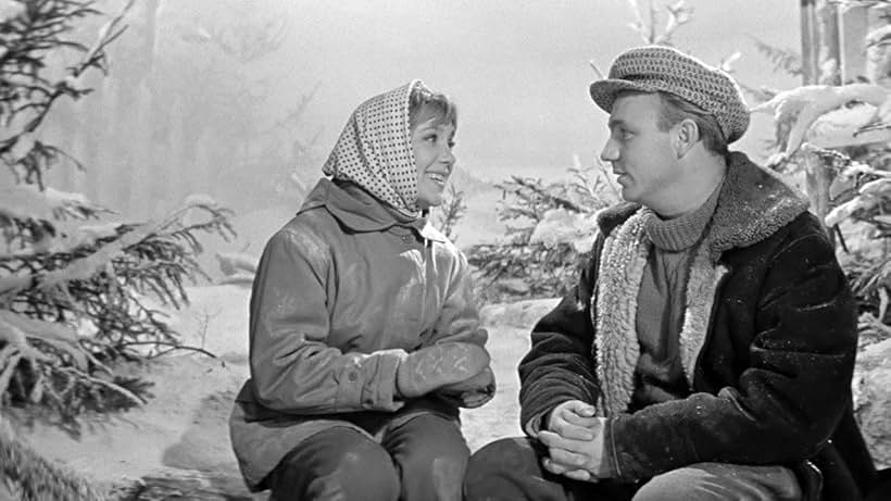 Nikolay Rybnikov and Nadezhda Rumyantseva in The Girls (1962)