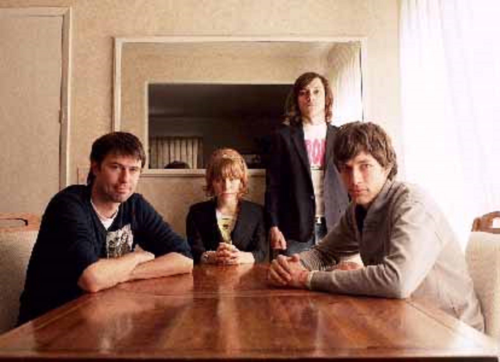 Pierre de Reeder, Jenny Lewis, Blake Sennett, Rilo Kiley, and Jason Boesel in Spend an Evening with Saddle Creek (2005)