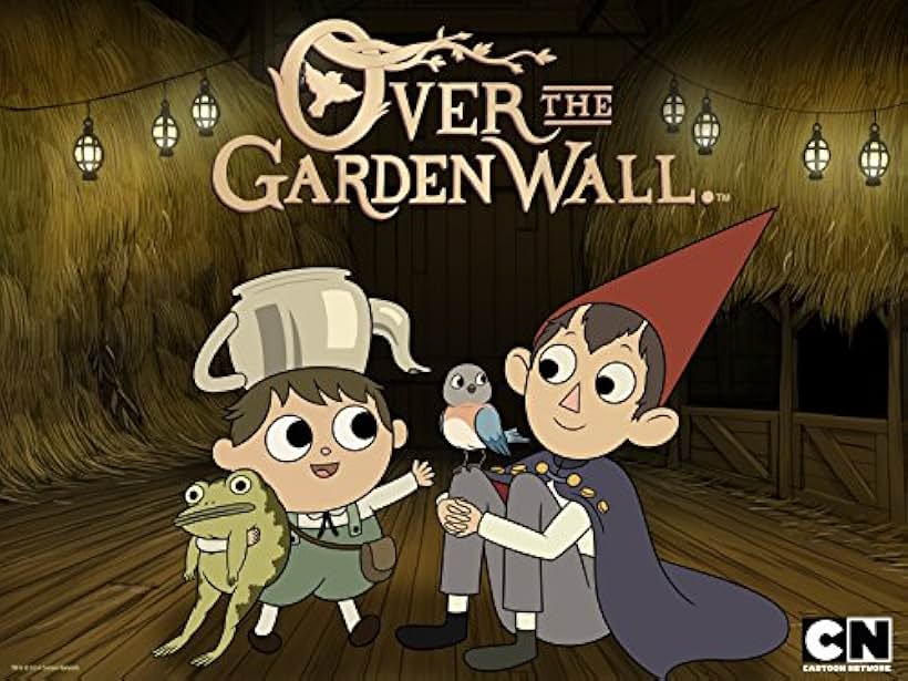 Elijah Wood, Melanie Lynskey, Jack Jones, and Collin Dean in Over the Garden Wall (2014)