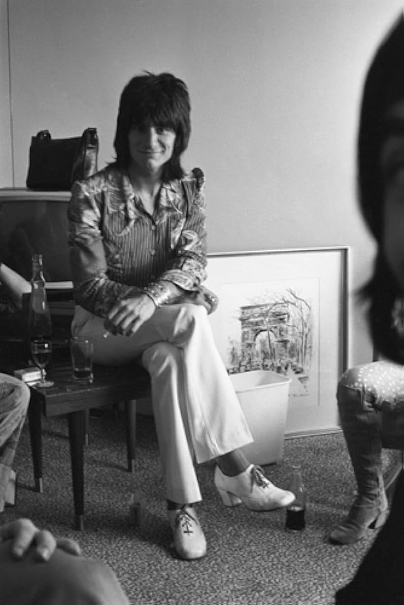 Ronnie Wood at an interview with Patti Smith in New York City circa 1969