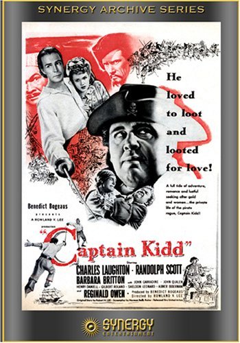 Randolph Scott, John Carradine, Charles Laughton, and Barbara Britton in Captain Kidd (1945)