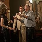 Brad Pitt, Robert Zemeckis, and Marion Cotillard in Allied (2016)