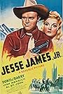 Don 'Red' Barry and Lynn Merrick in Jesse James, Jr. (1942)