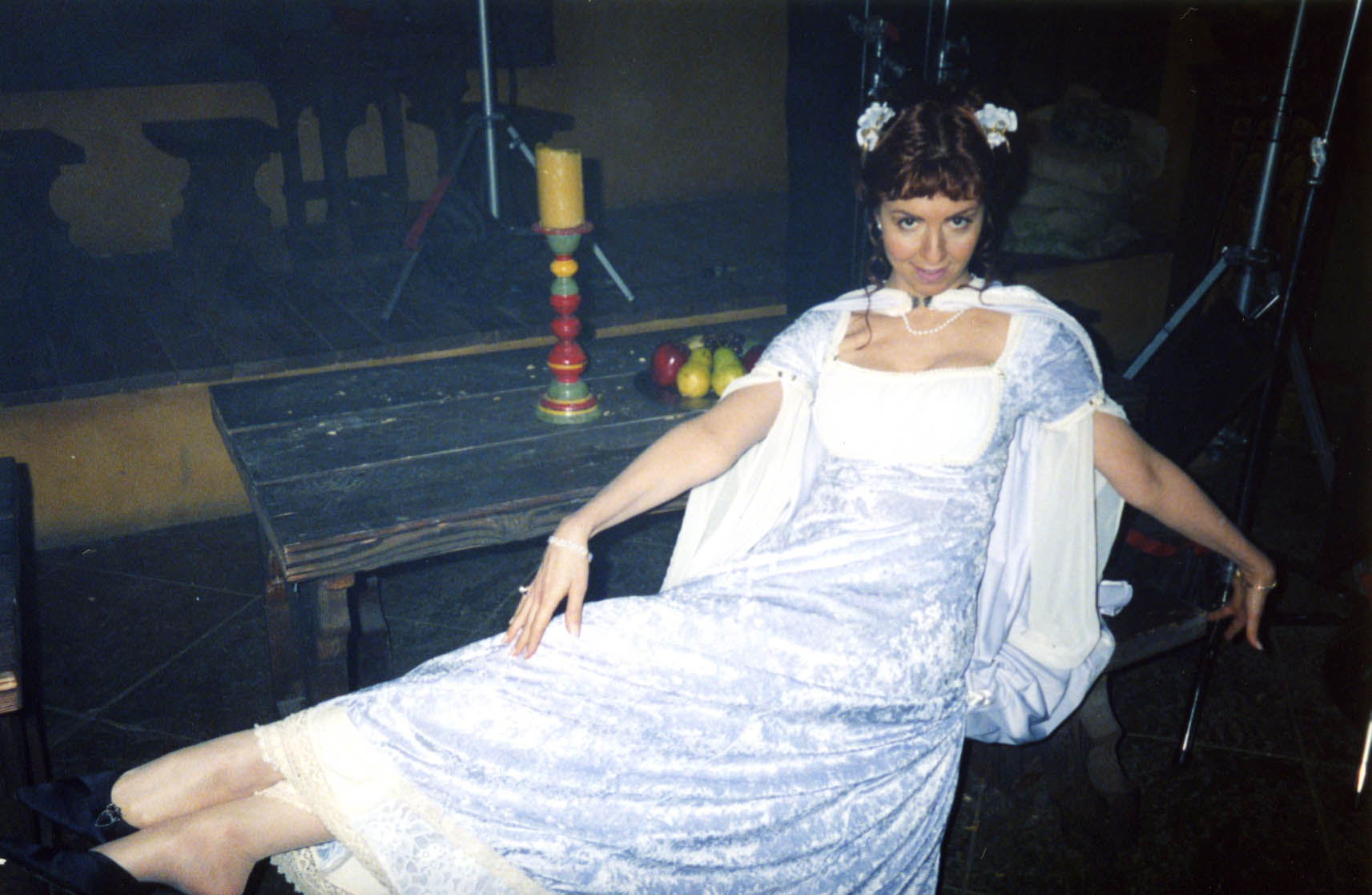 Ellen Dubin as "Duchess de Bobigny" in Young Blades 