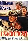 John Wayne, Donna Reed, and Robert Montgomery in I sacrificati (1945)