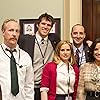 Julia Louis-Dreyfus, Anna Chlumsky, Tony Hale, Matt Walsh, Reid Scott, Sufe Bradshaw, and Timothy Simons in Veep (2012)