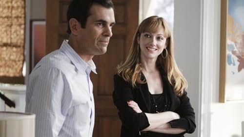 Ty Burrell and Judy Greer in Modern Family (2009)