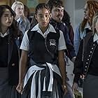 Amandla Stenberg, Sabrina Carpenter, and Megan Lawless in The Hate U Give (2018)