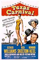 Howard Keel, Ann Miller, Red Skelton, and Esther Williams in Texas Carnival (1951)