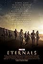 Salma Hayek, Angelina Jolie, Richard Madden, Gemma Chan, Ma Dong-seok, Brian Tyree Henry, Kit Harington, Kumail Nanjiani, Lauren Ridloff, Barry Keoghan, and Lia McHugh in Eternals (2021)