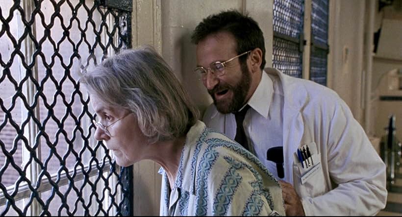 Robin Williams and Alice Drummond in Awakenings (1990)