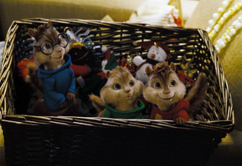 Justin Long, Jesse McCartney, and Matthew Gray Gubler in Alvin and the Chipmunks (2007)