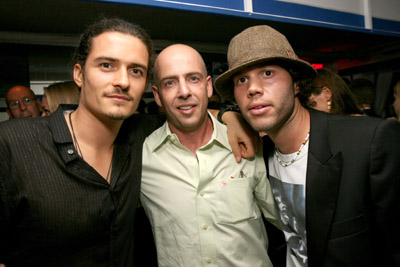 Orlando Bloom, Bob Yari, and Frank E. Flowers at an event for Haven (2004)