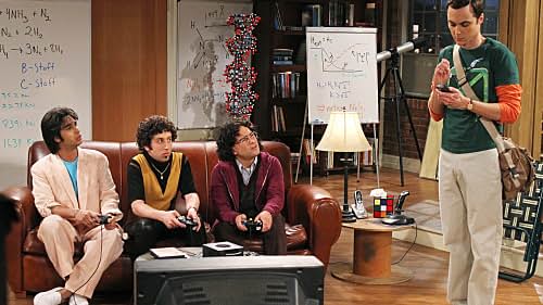 Johnny Galecki, Simon Helberg, Jim Parsons, and Kunal Nayyar in The Big Bang Theory (2007)