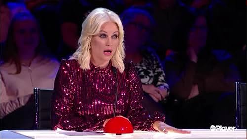 Christina aka Bernadette Mary from Ovens in Cork, Ireland takes to the stage to wow judges Michelle Visage, Louis Walsh, Jason Byrne and Denise Van Outen