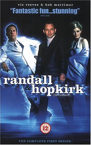 Emilia Fox, Bob Mortimer, and Vic Reeves in Randall & Hopkirk (Deceased) (2000)