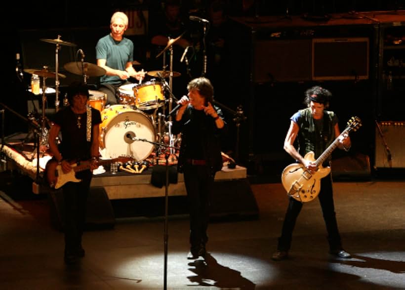 Mick Jagger, Keith Richards, Charlie Watts, Ronnie Wood, and The Rolling Stones in Shine a Light (2008)