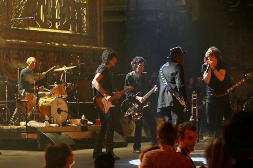 Mick Jagger, Buddy Guy, Keith Richards, Charlie Watts, Ronnie Wood, and The Rolling Stones in Shine a Light (2008)