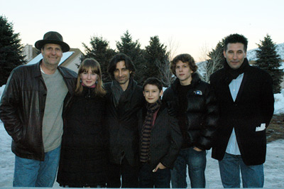 William Baldwin, Noah Baumbach, Jeff Daniels, Jesse Eisenberg, Halley Feiffer, and Owen Kline at an event for The Squid and the Whale (2005)