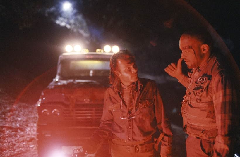 Ken Foree and Joe Unger in Leatherface: Texas Chainsaw Massacre III (1990)