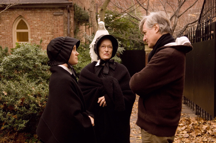 Meryl Streep, Amy Adams, and John Patrick Shanley in Doubt (2008)