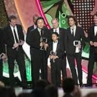 Allan Arkush, Dennis Hammer, Tim Kring, Zachary Quinto, Leonard Roberts, Santiago Cabrera, Masi Oka, and Noah Gray-Cabey at an event for The 5th Annual TV Land Awards (2007)