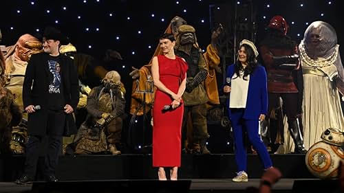 Dave Filoni, Sharmeen Obaid-Chinoy, and Daisy Ridley at an event for Star Wars Celebration LIVE! 2023 (2023)