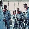 Ed Harris, Lance Henriksen, Dennis Quaid, Scott Glenn, Charles Frank, Scott Paulin, and Fred Ward in The Right Stuff (1983)